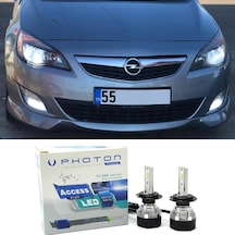 Opel Astra J Led Xenon Kısa Far Ampulü H7 Access Yeni Seri Beyaz 2009+