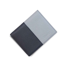 Guard Mat Lacivert/gri Deri Erkek Cüzdan Lacivert - Gri