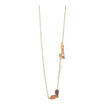 Love U Kalp Çelik Kolye Gold - 718059475 Gold