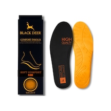 Black Deer Hyper Boost X30 Soft Comfort Siyah-Turuncu Ortopedik Tabanlık