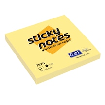 Kraf Yapışkanlı Not Kağıdı 76X76 Sarı