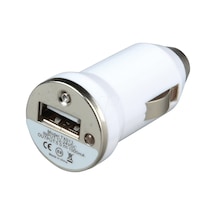 Araba Oto Çakmaklık Usb Araç Şarj Cihazı 1A Sony Lg Htc Samsung Beyaz (519136276)