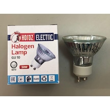10 Adet 220v 50w Gu 10 Halojen Lamba Dimmer Uyumlu