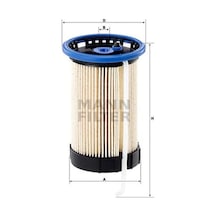 MANN PU8014 Mazot Filtresi Golf Vıı 13- Passat 14- Tiguan 14- Caddy III 11- / A3 12- / Toled 12- / Octavia Yakıt Filtresi 37878605
