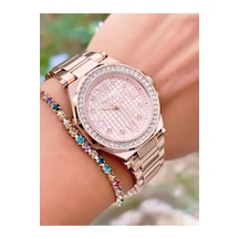 Ferrucci Fc55135 Zirkon Taşlı Kasa Çelik Özel Seri Kadın Kol Saati Rose Gold