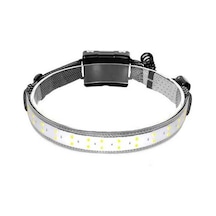 Ulzyvf Yürüyüş Yumuşak Taşınabilir Su Siyah Şerit Şeridi Mod Led Led Kamp, Kamp Işık İçin Geçirmez Feneri Far Far Esnek Baş Balıkçılık, Balıkçılık Avcılık, Alın Açık 3 Zk Siyah