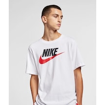 Nike Icon Erkek T-shırt Ar5004-100 Ar5004-100 Beyaz Beyaz