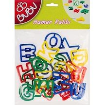 Bu-bu Oyun Hamur Kalıbı Harf 26 Parça 0045 Çok Renkli