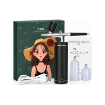 Profesyonel Airbrush Makyaj Kiti Z16 Kompresörlü Nano Yüz Spreyi Ve Buhar İyonizer