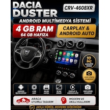 Dacia Duster Android Multimedya Sistemi 2018-2024 Crv-4608xr