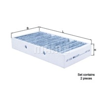 Mahle Lak878/s Polen Fıltresı Karbonlu X166 12 15 C253 16 19 W166 15 18 C292 15 19
