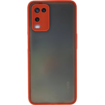 Oppo A54 4g Kılıf Montreal Silikon Kapak Kırmızı