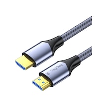 Hdmı 2.1 8k 60hz 4k 120hz 48 Gbps Hdr Earc Hdcp 2.2 Örgülü Ses Ve Görüntü Kablosu 2 Metre Standart