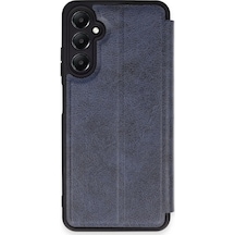 Samsung Galaxy Uyumlu, A15 4g Kılıf Flip Cover - Lacivert