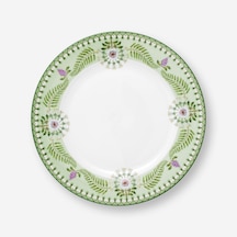 Yeşil Porselen Kahvaltı Tabağı 23 Cm