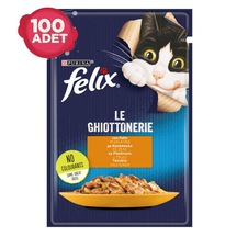 Purina Felix Tavuklu Pouch Yetişkin Kedi Maması 100 x 85 G