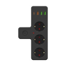 3'lü Termal Akım Korumalı Priz 3xusb 1xtype-c 20w Pd Giriş