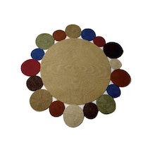 Jüt Halı El Yapımı Daire Model:415