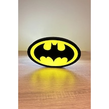 Batman Dekoratif Aydınlatma Led Gece Lambası Çok Renkli