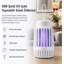 Usb Şarjlı Uv Işıklı Taşınabilir Sinek Öldürücü-1716