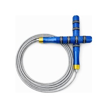 Evapera Profesyonel Speed Rope Atlama İpi Rulmanlı Bilyalı Hızlı Dönüş Fitness Crossfit & Boks İpi Mavi