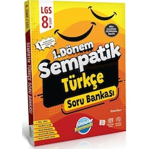 Ünlüler Karması Yayınları 8. Sınıf Lgs Türkçe 1. Dönem Sempatik Soru Bankası P-205904