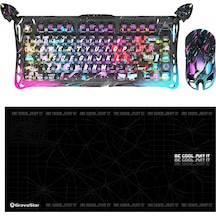 Gravastar V75 Pro Manyetik Kablolu Gaming Klavye, Xpro Kablosuz Optik Mouse Ve Mousepad Oyuncu Seti, Optik Gravastar V75 Pro Manyetik Kablolu Gaming Klavye, Xpro Kablosuz Optik Mouse Ve Mousepad Oyuncu Seti, Optik