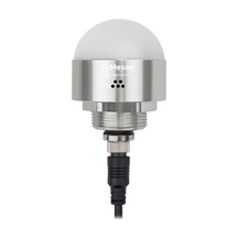 Mesan Ø50 M30 Somun Bağlantılı Led İndikatör M12 Konnektör Rgy Buzzer Gümüş Gövde 24vdc Ms 9602.24vdc