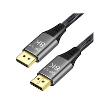 8k Displayport To Displayport 1.4 Kablo 2 Metre - Ultrahd 8k 60hz