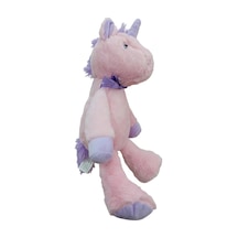 Sevimli Boynuzlu Peluş At 42 Cm Oyuncak Uyku Arkadaşım Mor