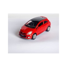 Opel Corsa D - 1:36 Ölçek - - Çek Bırak Oyuncak Araba - Kırmızı