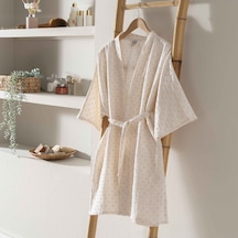Linens Luce Kimono Standart Mavi Somon