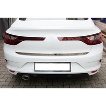 Renault Megane 4 Sedan Uyumlu Krom Bagaj Alt Çıtası Paslanmaz Çelik