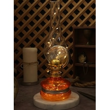 Modern Nostalgia Turuncu Ledli Gaz Lambası Turuncu Modern Nostalgia Turuncu Ledli Gaz Lambası Turuncu