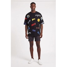 Blow Up Future Gen Jazz Siyah Oversize Erkek T-shirt 141261 SİYAH