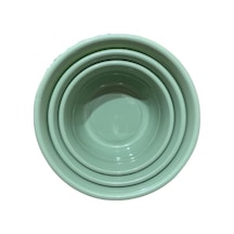 3'lü Saklama Kabı Seti İç Içe Geçmeli Badya / Leğen Mutfak Ve Ev Içi Kullanım Plastik Pratik Set Fıstık Yeşili - 637143460 Fıstık Yeşili