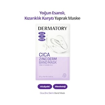 Cica İçerikli, Yoğun Esanslı, Kızarıklık Karşıtı Yaprak Maske Dermatory Cica Zinc Derm Band Mask
