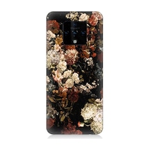 Tecno Camon 16 Uyumlu Renkli Çiçekler Desenli Silikon Kılıf