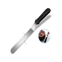2li Set Hamur Şekillendirici Eğik Pasta Spatulası +metal Hamur Kesici Kazıyıcı Spatula - Pyrz-768320
