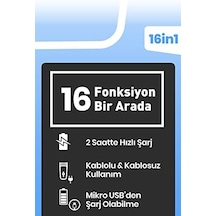 Goldmaster Live Kablolu Kablosuz Standlı Mikro Usb Şarj Özellikli 16 İn 1 Erkek Bakım Seti