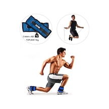 Spor Byfit 0,5 Kg x 2 Adet Mavi El veya Ayak Bileği Ağırlığı Mavi