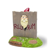 Inc Shining Gnome Garden Gnome - Açık Alanlar İçin Komik Bahçe Cüceleri - Hava Koşullarına Dayanıklı Redrum Korkunç Bahçe Heykeli - Uzun Avlu Cüce - Cadılar Bayramı Süslemeleri İçin Korku Çim