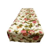 Runner Dekoratif Vip Masa Örtüsü 40X140 CM İngiliz Gülü