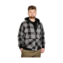Mode Xl Büyük Beden Erkek Sweatshirt Kapşonlu 20579 Siyah 001