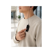 Ersklipsli Bluetooth Kulaklık Kısa Kablolu Tek Kulaklık Taşınabilir Günlük Kullanım