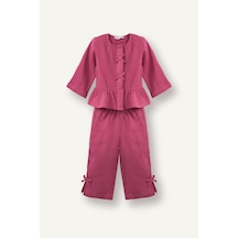 Defacto Müslin 2li Takım Kız Bebek G8736a526spbr123 Bordo-br123