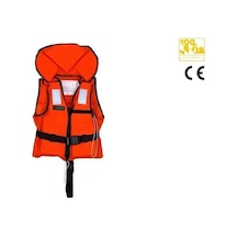 MARTEK VEST-100 Can Yeleği (Yelek tipi, 70-90kg-L, +90 kg-XL) CE Turuncu