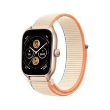Watch 22mm Hasırlı Cırtcırtlı Kordon - Krem Bz8683140522001