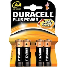 Duracell Plus Power LR6/MN1500 Alkalin AA Kalem Pil 4'lü