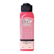 Artdeco Akrilik Boya 140 Ml Domates Kırmızı 070r-3043 Çok Renkli